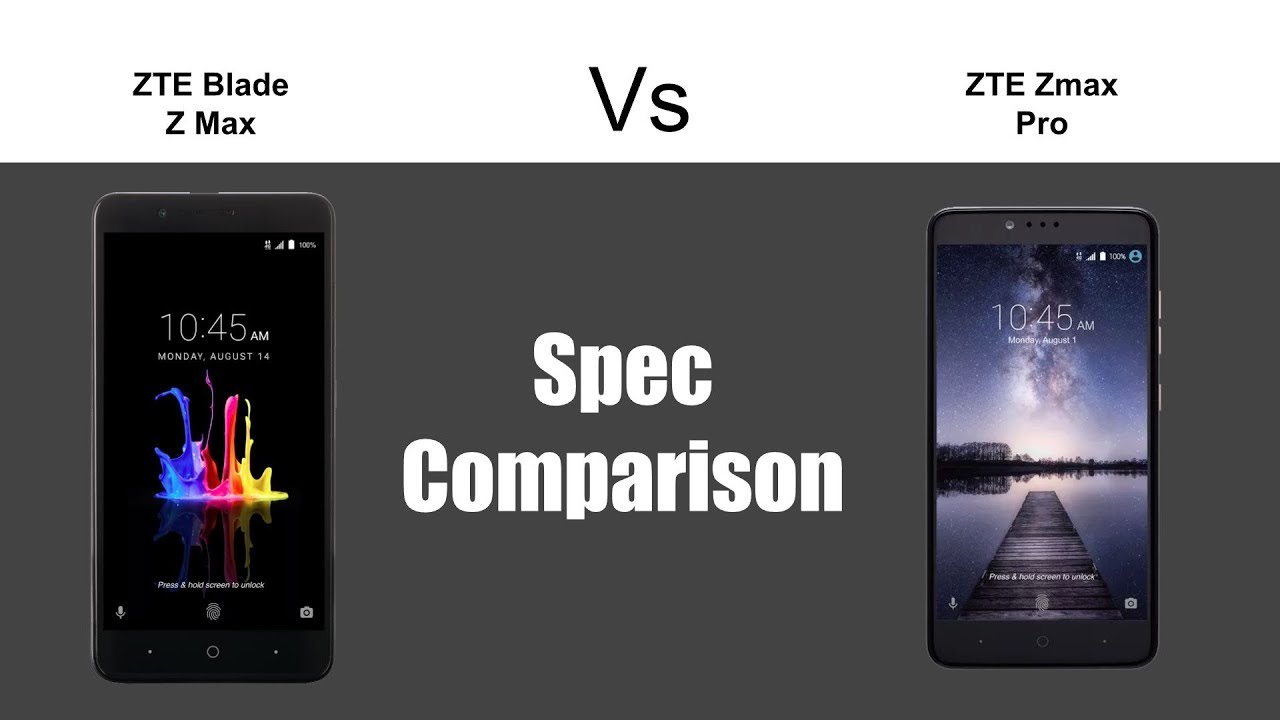ZTE Blade Z Max vs ZTE ZMax Pro Spec Comparison & Review