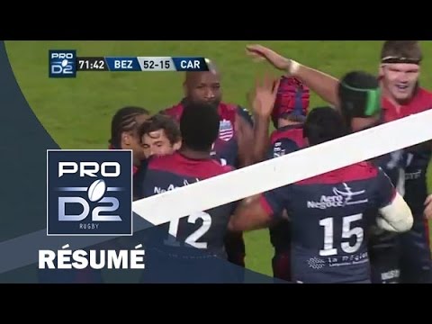 PRO D2 - Résumé Béziers-Carcassonne: 54-15 – J9 - Saison 2015/2016