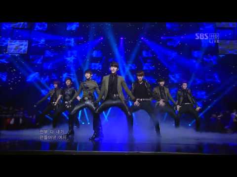 A-JAX (2MYX) @SBS Inkigayo Popular song 20121209