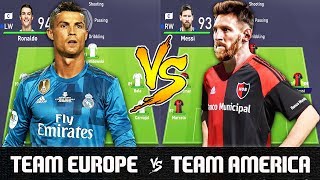 Team Europe VS Team America - FIFA 18 Experiment