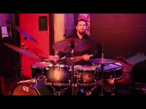 Mike Pride - solo drumset - at Freddy's Back Room, Brooklyn - Oct 22 2013