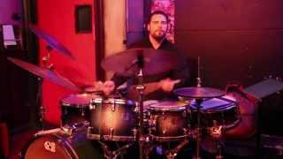 Mike Pride - solo drumset - at Freddy's Back Room, Brooklyn - Oct 22 2013