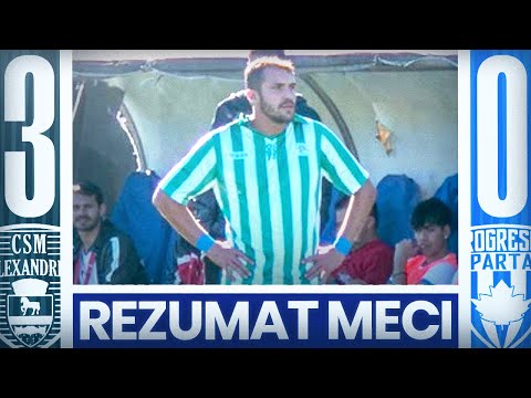 SUMMARY - CSM Alexandria 3-0 Progresul Spartac - 3RD LEAGUE - 16TH STAGE