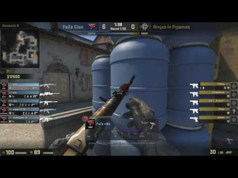 FaZe NiKo GODLY 4K SPRAYDOWN vs NIP Inferno @ ECS EUROPE