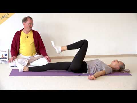 Knie-zum-Kinn-Haltung Yoga-Pose - Yoga Asana Lexikon