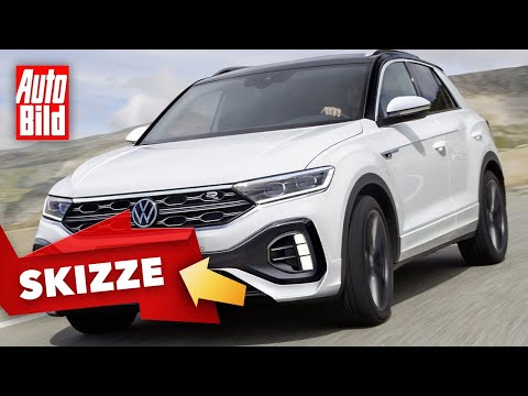 VW T-Roc (2021) | Neues Tagfahrlicht für den frischen T-Roc | Skizze