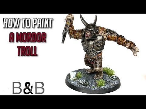 How to paint a Mordor Troll