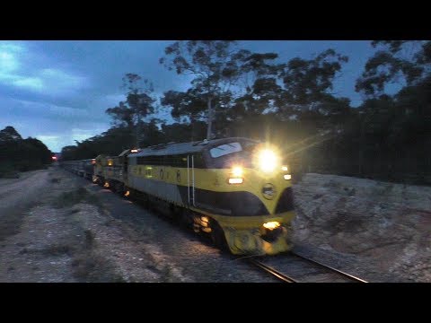 SSR Quambatook Grain train at Dunolly - 13th Nov 2017