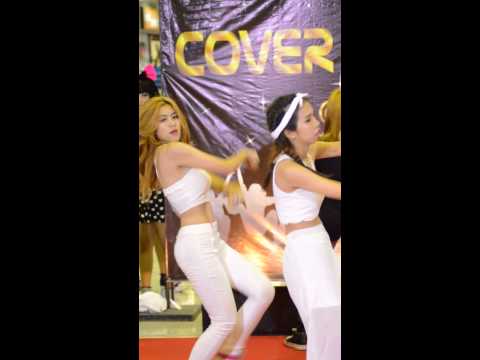 N' Mina (Fancam) BKR4 cover 4 Minute -Change + Crazy @ Asawan Samsen cover dance 2015