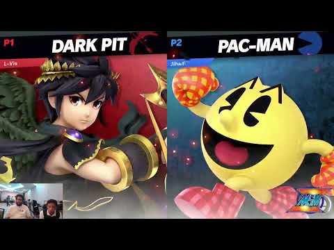 MSM.ZERO 10Losers Round 2 - L-Vis (Dark Pit) Vs. Pastor (Pac-Man) - SSBU Tournament