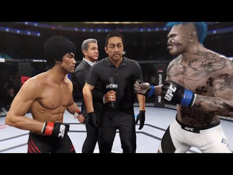 Bruce Lee vs. Man Fish (EA Sports UFC 2)