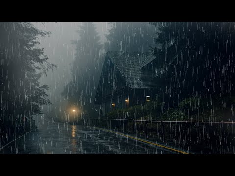 Rain Sounds For Sleeping - 99% Instantly Fall Asleep With Rain And Thunder Sound At Night, ASMR #132