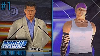 WWE SMACKDOWN! SHUT YOUR MOUTH Season Mode Ft. Jeff Hardy Ep. 1 - &quot;The Draft&quot;