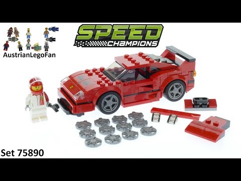 Vidéo LEGO Speed Champions 75890 : Ferrari F40 Competizione