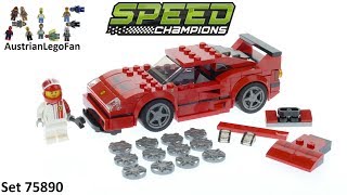 Lego Speed Champions 75890 Ferrari F40 Competizione - Lego Speed Build Review by AustrianLegoFan
