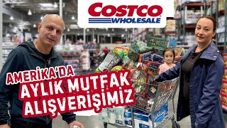 AMERİKA'DA AYLIK MUTFAK ALIŞVERİŞİMİZ/Costco Alışverişimiz Ne Kadar Tu