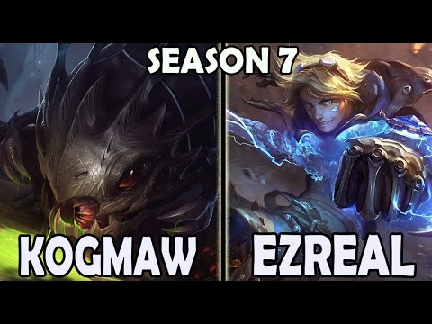 Deft plays KOGMAW ADC vs EZREAL Ranked Challenger Korea