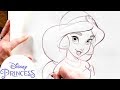 How to Draw Jasmine from Disney's Aladdin | Disney Princess