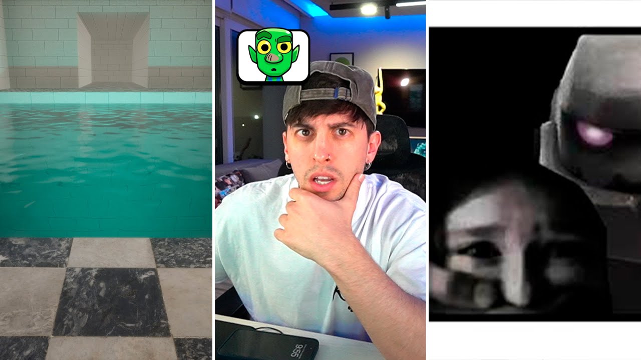 ENTRANDO EN BACKROOMS PERTURBADORAS Y CLASH ROYALE