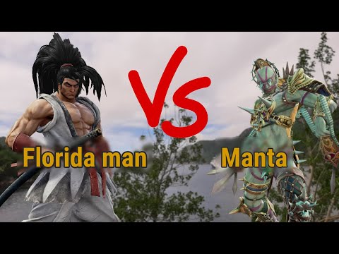 Florida man (Haohmaru) VS Manta (Voldo) #Floridaman #Manta