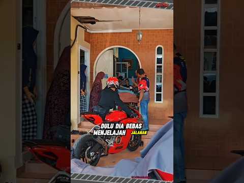 keinginan mendengar suara motor teman temanya. #sakit #rider