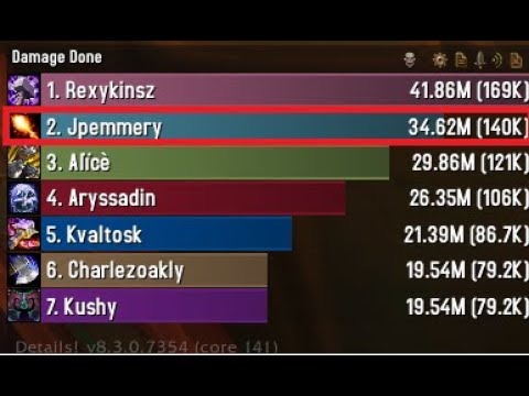 Heroic Hivemind 140k Sustain DPS!