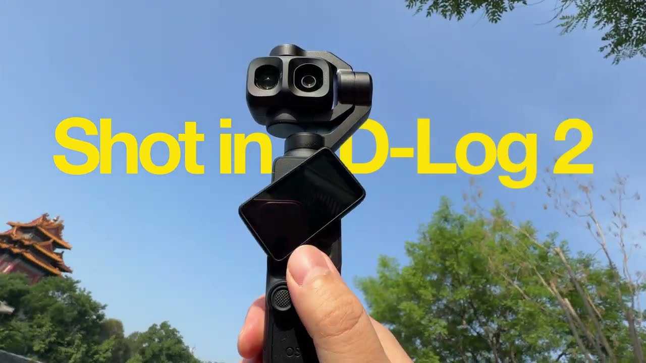 DJI Osmo Pocket 4P - First Look - Shot in D-Log 2