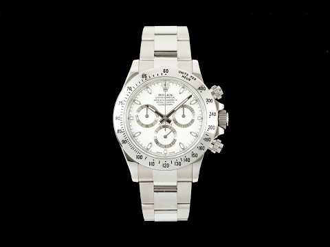 Rolex - Daytona 116520 40mm 904L SS/SS Blk/Stk UFO SH-TW4130 Free Sprung