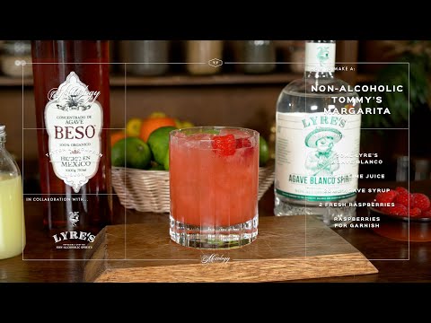 How To Make A Non-Alcoholic Tommy's Margarita | Cocktail Masterclass Drink Recipe | Vegan Friendly