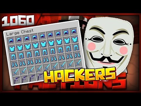 Minecraft FACTIONS Server Lets Play - RAIDING A RICH SKY-VAULT FULL OF HACKERS!! - Ep. 1060