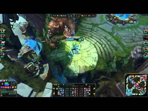 LoL: Svenskeren Elise vs Volibear Jungle SEASON2016 Feb 2016