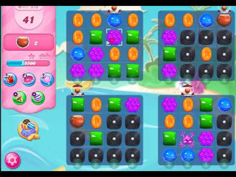 Candy Crush Saga   level 610 no boosters- how to use the frog