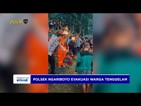POLSEK NGARIBOYO EVAKUASI SEORANG REMAJA YANG TENGGELAM DI EMBUNG DUWETSEWU