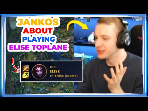 Jankos About Playing ELISE TOPLANE [FUNNY]