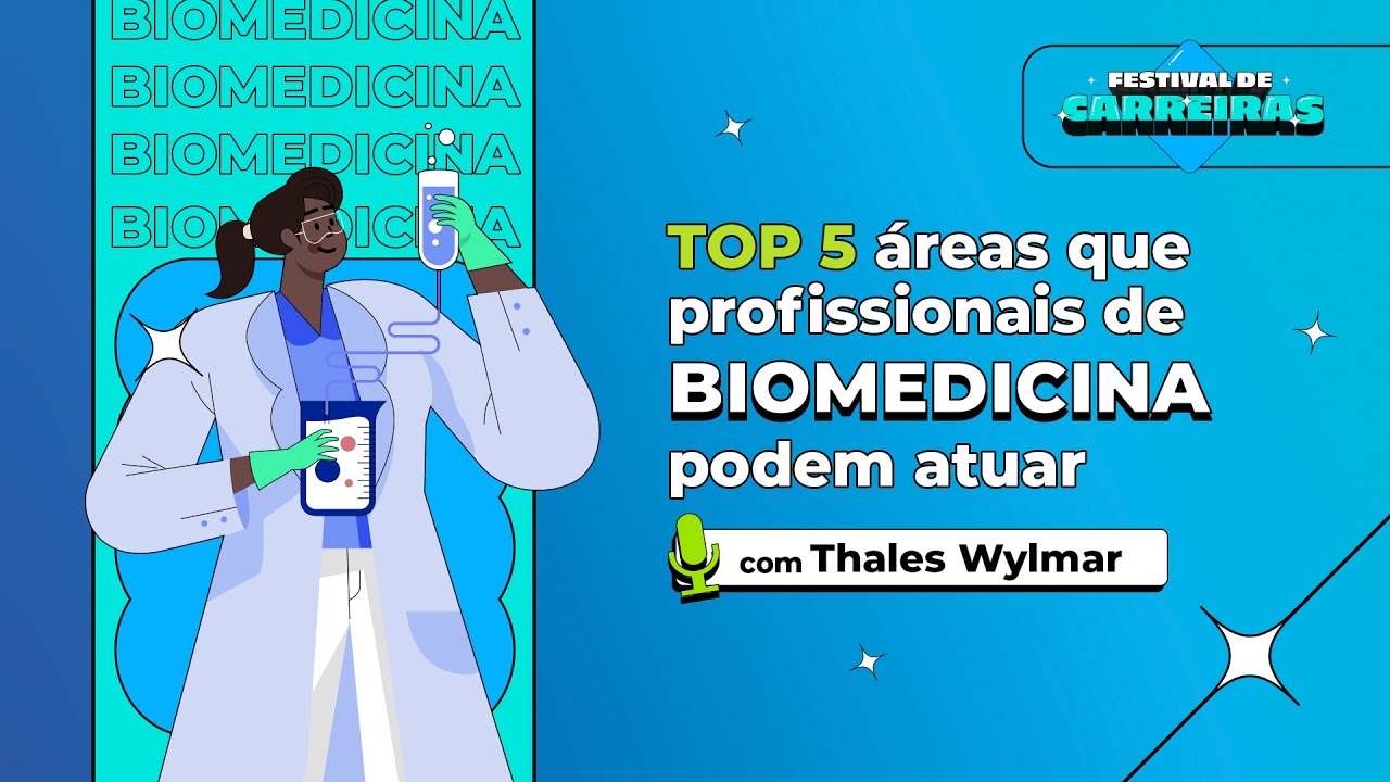 Top 5 áreas que biomédicos podem trabalhar