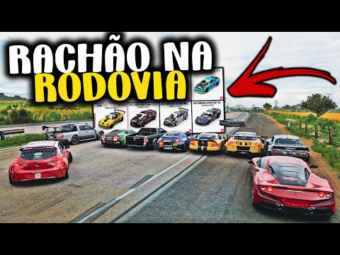RACHÃO NA RODOVIA COM CARROS DE DRIFT - FORZA HORIZON 5 ONLINE