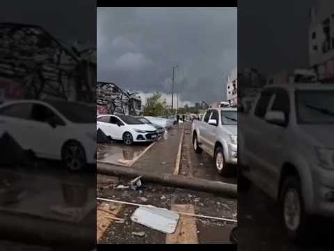 #TORNADO em Rio Bonito do Iguaçu-PR sexta-feira (07/11). #alerta #clima #tempestade #tornado