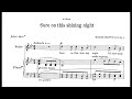 Sure On This Shining Night (Samuel Barber) - Bb Major Piano Accompaniment
