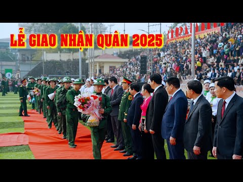 Lễ giao nhận quân 2025 huyện Lạc Sơn - Hoà Bình, video đầy đủ nhất Việt Nam