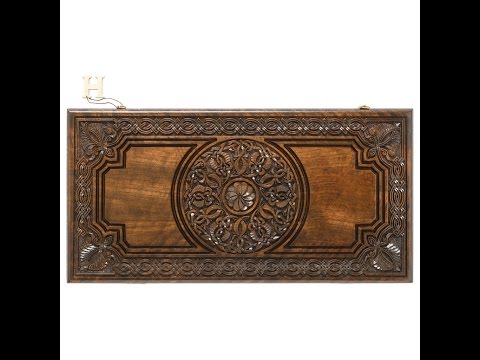 Видеообзор нарды резные "Армянский Узор", Haleyan