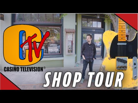Casino Guitars Shop Tour and Behind the Scenes Video