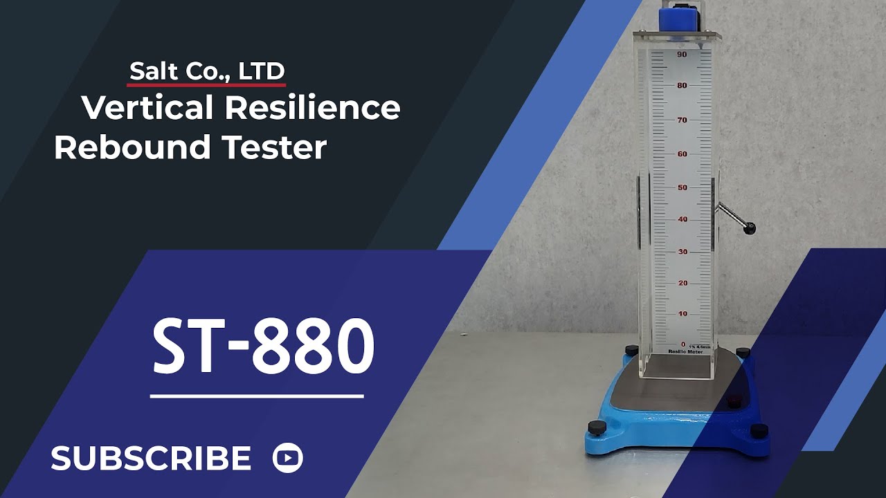 Resilience Rebound Tester(반발탄성시험기) - ST-880