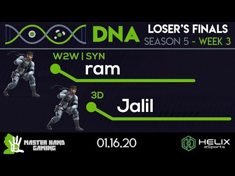DNA S5:W3 - W2W | SYN | ram (Snake, Ridley) Vs. 3D | Jalil (Bayonetta, Snake) - L Finals