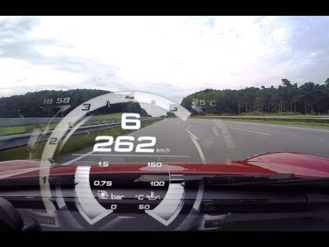 Alfa Romeo 4C sound, walkaround an acceleration 0-262 km/h