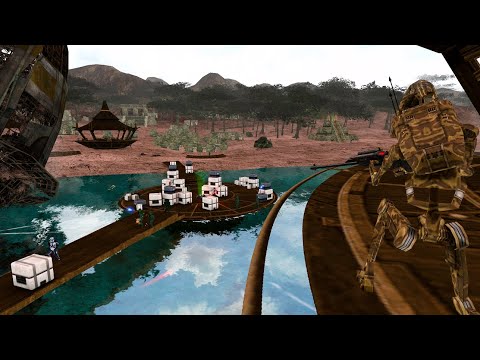 Star Wars: Battlefront 2 (Classic, 2005) - Mygeeto Assault: Beach Defense - CIS side /mod from 2009/