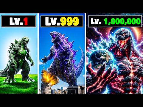Level 1 to Level 1,000,000 GODZILLA in GTA 5