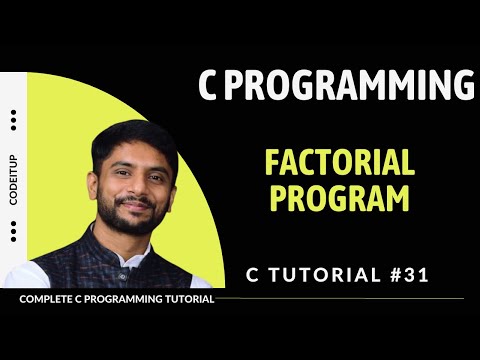 Factorial Program in C In Hindi