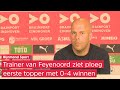Feyenoord-trainer Slot is na zege bij PSV vooral tevreden over zijn verdediging