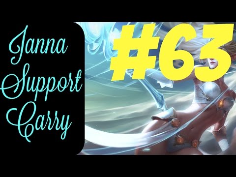 How to Carry as Janna #63 -- Only Support to Diamond Series -- League of Legends