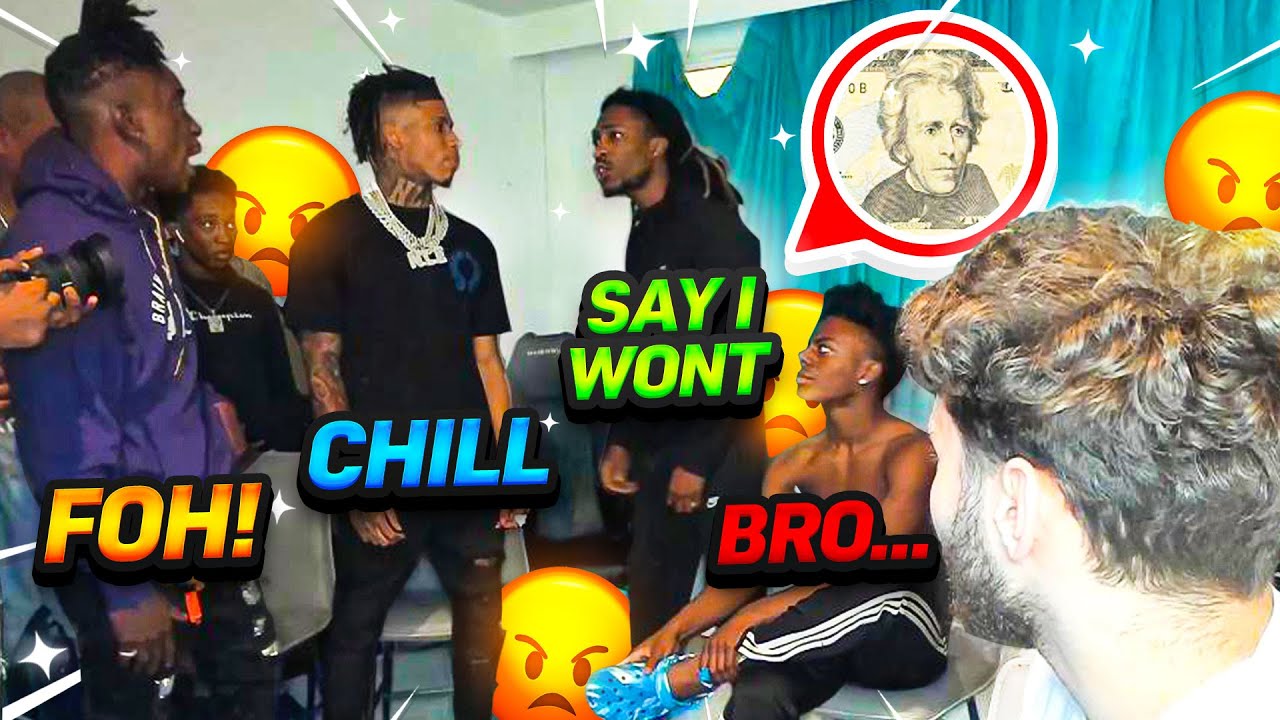 Prime & NLE Choppa Friend get into a HEATED ARGUMENT On Adin Ross Stream!
